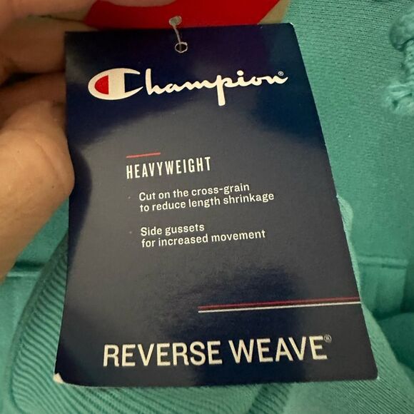 Champion heavyweight Hoodie Logo on front NWT - Picture 9 of 9
